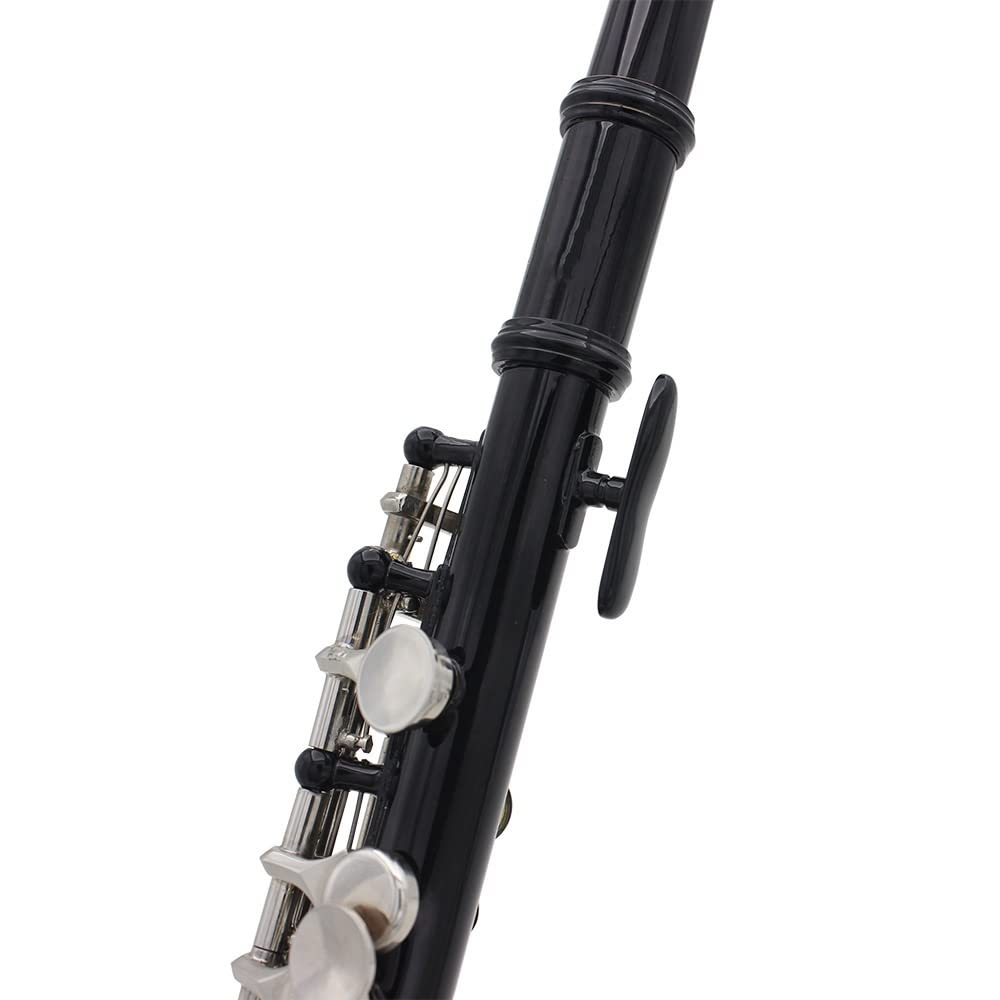 Instrumento Piccolo 16 Teclas De C Piccolo, con Estuche Rígido, Varilla De Limpieza, Paño, Garantía De Sonido, Instrumento Musical Piccolo, For Estudiantes Principiantes