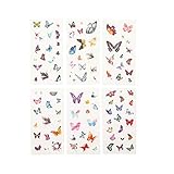 ✿Paket eingeschlossen: 6 Blatt Aufkleber.