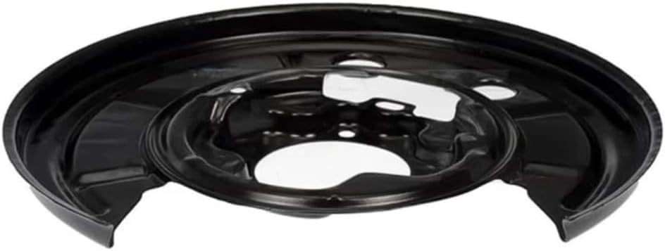 CarLights360 For Ram ProMaster 1500/2500/3500 2014 15 16 17 18 2019 Brake Dust Shield Rear, Passenger Side | Steel | Disc Brake Type | Black Color | 6 Mounting Hole | Replacement For 68133195AA