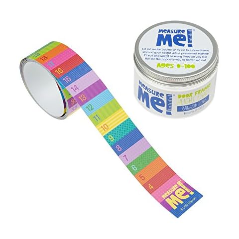Measure Me! Rainbow Door Frame Height Chart Cover