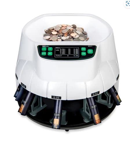 Mixval Mcc1 Coin Counter And Sorter - 350 Coins/Min - Bank Grade Quality And Anti-Jam Functions #TOP2