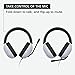 Sony INZONE H3 Wired Gaming Headphones With Mic, PS5 Headphones, Over-Ear, Personalized 360 Spatial Sound, Discord Certified MDR-G300 (White)