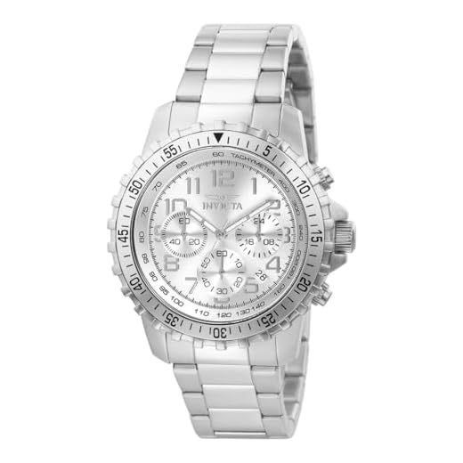 Invicta Men's Specialty Quartz Watch with Stainless Steel Band, Silver (Model: 6620)