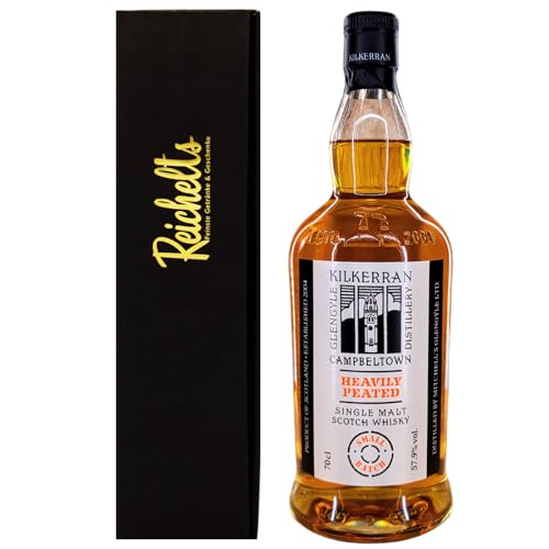 Kilkerran Heavily Peated Single Malt Scotch Whisky Batch 11 0,7 l 57,9% als Geschenkset mit...