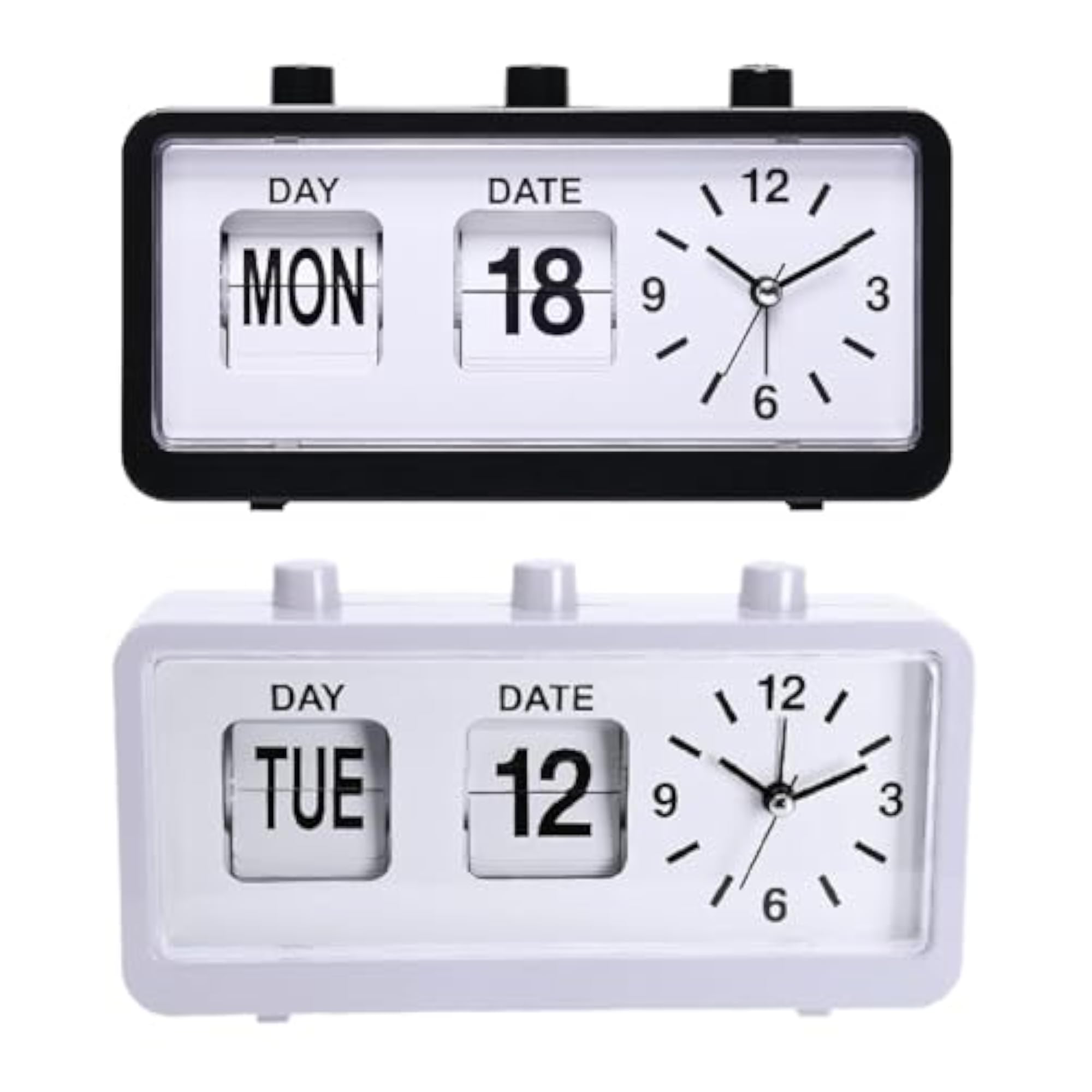 Button Page Turning Clock, Unique Centerpiece for Cafe and Office