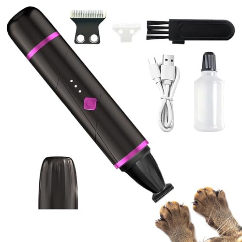 Recortador de Almohadillas para Perros - Kit De Cortapelos Y Maquinilla De Aseo | Lima Multifuncional para Uñas y Cuidado de Oídos Kit de Aseo para Hogar