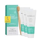 Prebiotische Zahnpasta ohne Fluor mit Nano-Hydroxyapa, empfindliches Zahnfleisch, Schwangerschaft und nach der Geburt, beruhigt, schützt und stärkt die Mundflora, mit Aloe Vera, Xylitol und