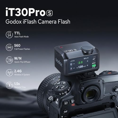 Flash Sony Godox iT30Pro-S élimine les ombres dures avec son diffuseur intégré TTL - 2