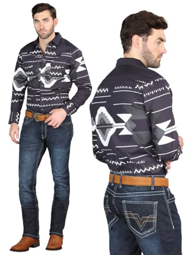 El Norteño Skinny Stretch Denim Pants in Dark Blue 126635