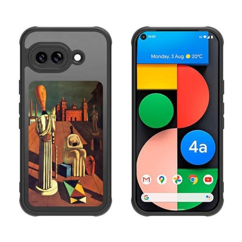ジョルジョ・デ・キリコ 形而上絵画 予言者 Google Pixel 7A/8A/9A ケース スマホケース 携帯カバー レンズ保護 電話カバー 互換性のある 兼用性 手触りが良い 軽量 薄型 防塵 滑り止め 指紋防止 耐衝撃 全面保護 脱着簡単