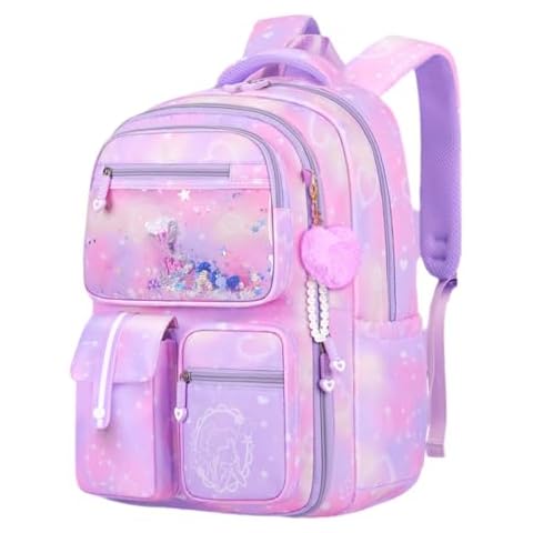 FRONET Girls School Backpack for Ages 7-15 Cover