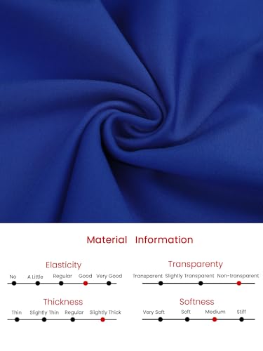 Image of Hobemty Women's 3 /4 Sleeve Pencil Dress Boat Neck Elegant Wear to Work Midi Sheath Dresses
