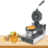 XAoSCd Bubble Egg Waffeleisen, Antihaft-Platten, 0-250℃ Temperaturregelung, Doppelseitige Heizung, 5-Minuten-Timer,