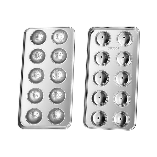 Molde de bolas de hielo de acero inoxidable miniatura 7