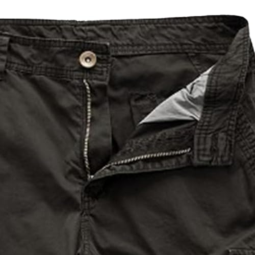 Shorts cargo con cierre y hebilla para hombre miniatura 2
