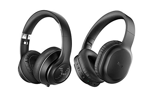 Tribit XFree Tune Bluetooth Headphones Over Ear with Hi-Fi Stereo Sound & Rich Bass and Tribit QuietPlus 50 Active Noise Cancelling Bluetooth Headphones Built-in CVC8.0 Mic
