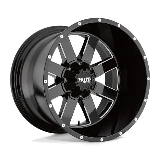 Moto Metal MO962 20X10 6X5.5 G-BLK MILL -24MM - MO96221068324NUS