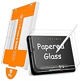 SPARIN 2 Pack Paper Glass Screen Protector for iPad Mini 7 (A17 Pro) & iPad Mini 6 8.3 inch (7th/6th Gen, 2024/2021), Matte Film for Drawing/Writing with Auto Application Tray