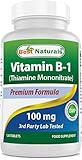 Best Naturals Vitamin B1 as Thiamine Mononitrate 100 mg 120 Tablets (120 Count (Pack of 1))