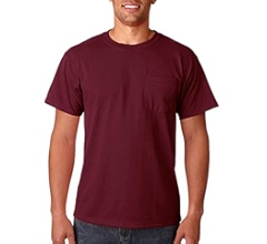 【未使用】 s Cotton Jersey T-Shirt Jerzees 50/50 Cotton/Poly Pocket T-Shirt, S, Black | Amazon.com