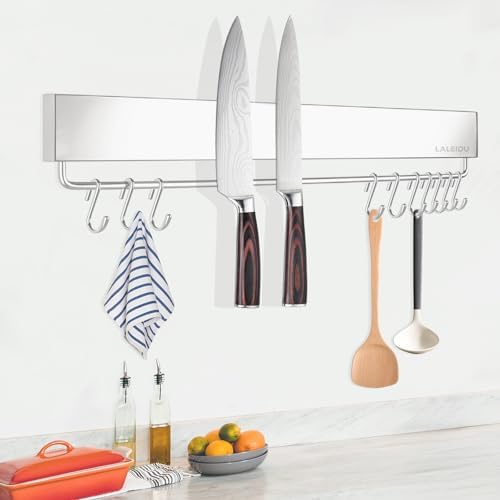 Magnetic Knife Holder for wall, 17 Inch Knife Magnetic Strip with...