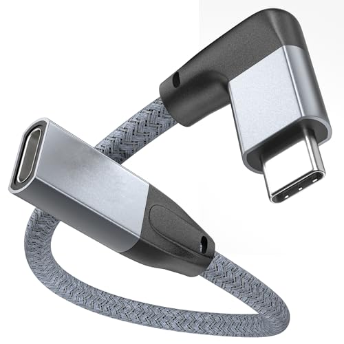 Image of UseBean Right Angle USB C Extension Cable 0.6ft