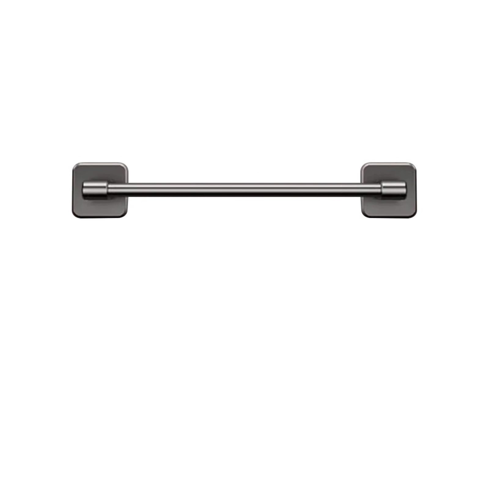 Bathroom towel rail Bathroom Towel Rack Punch Free Black White Grey Bath Self-Adhesive Bar Kitchen Hardware Accessories(Grey 40 cm)