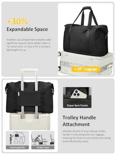 Capolo Expandable Travel Duffle Bag