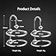 FLYSL Dilator Harnröhre Edelstahl Penis Plug mit 2 Penisring,Harnröhren Dilatatoren Männer,Katheter Harnröhre Mann,Eichelring für Männer Metall,Dilatatoren Plug Sexspielzeug Set (φ27+30)