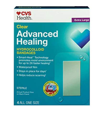 CVS Health Advanced Healing ハイドロコロイド包帯(特大)