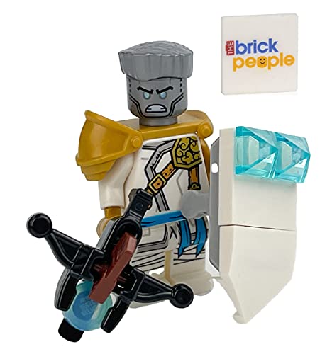 LEGO Ninjago: Zane Minifigure from Master of The Mountain with Bowcaster and Shield