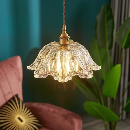 Suspension industrielle verre personnalisé à éclairage E27 orienté - 5