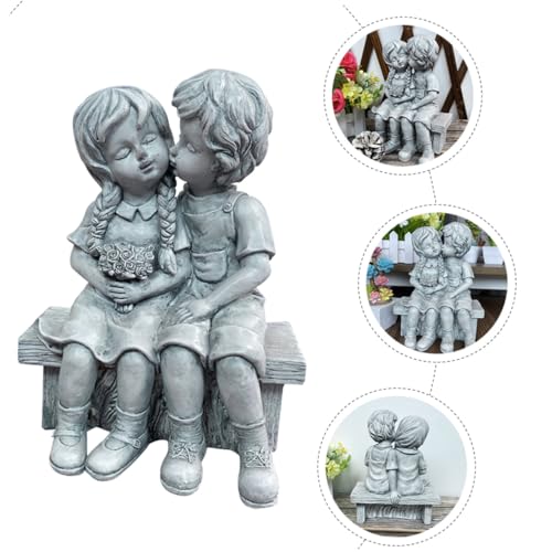Résistant aux Intempéries : Statue Décorative en Résine pour Jardin et Pelouse