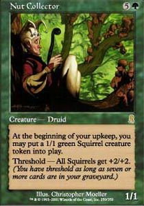 MTG 木の実拾い Nut Collector  foil 英語版　オデッセイ Amazon.com: Magic The Gathering - Nut Collector - Odyssey