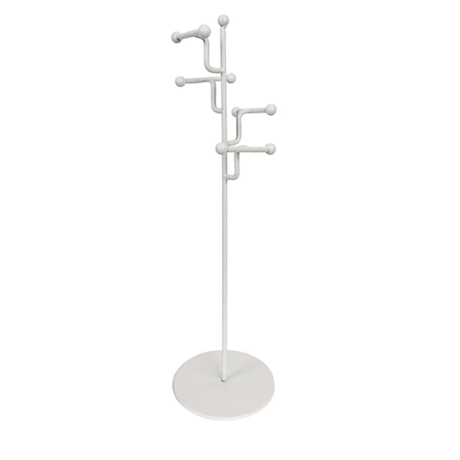 WxuuLTGJR Iron Jewelry Display Stand Ring Organizer Tree Necklace Tower Rack Jewelry Easel Stand Earring Showcase Hanging Holder Stable(Wei�)