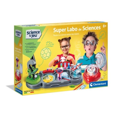 Clementoni Science & Jeu Super labo de sciences Microscope centrifugeuse et autres accessoires Dés - vue 4