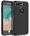 MXX iPhone 8 Plus Heavy Duty Protective Case with Screen Protector [3 Layers] Rugged Rubber Shockproof Protection Cover for Apple iPhone 7 Plus - iPhone 8 Plus/Apple Phone 8+ (Black)