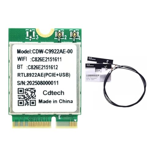 Adaptateur WiFi7 RTL8922AE pour le streaming 4K et gaming fluide sans latence