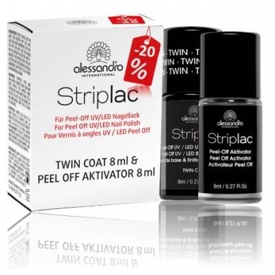 Alessandro Duo Set Striplac Twin Coat 1 x 8ml e