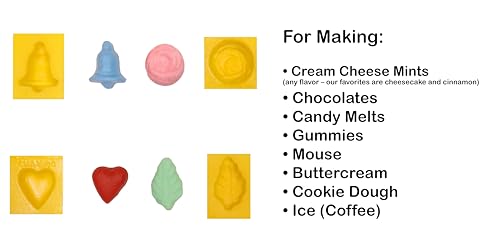 EDELAINE'S Traditional Set Silicone Molds 4 Cav. Homemade Candy Making by EDELAINE’S - Used condition - Image 2