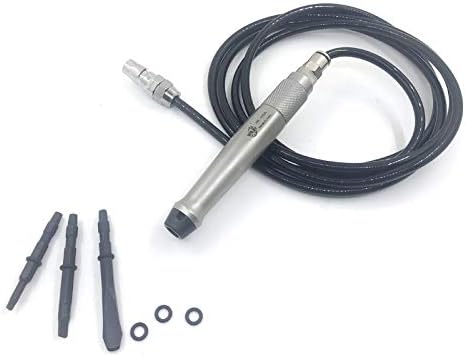 Micro Air Dental Surgical Bone Chisel Gouge Oral Surgery Splitting Pneumatic Scrapers Sets Medical Gypsum Breaker Stomatology Engrave Scaler 3pcs Flat Chisel Bull Point Chisel