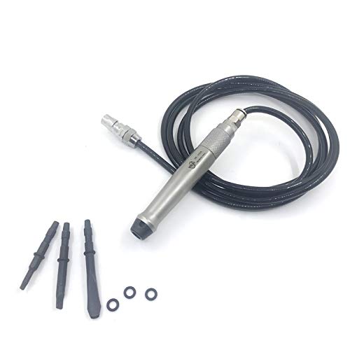 Micro Air Dental Surgical Bone Chisel Gouge Oral Surgery Splitting Pneumatic Scrapers Sets Medical Gypsum Breaker Stomatology Engrave Scaler 3Pcs Flat Chisel Bull Point Chisel #TOP2