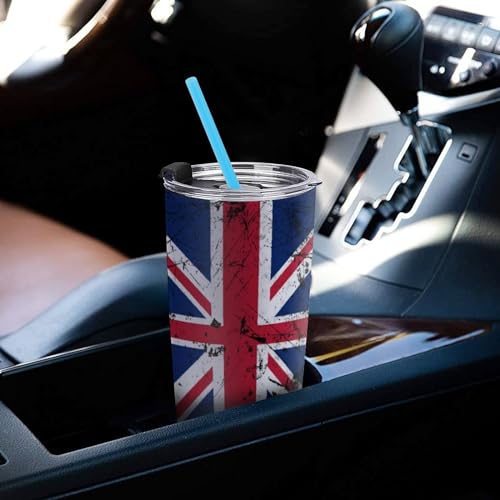 Posavasos para auto con textura de bandera UK 4PCS miniatura 7