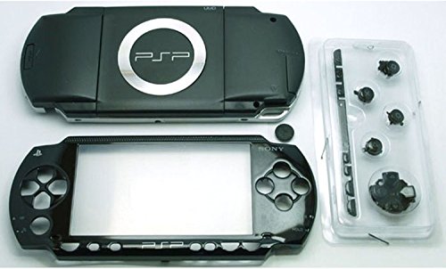 NEW Replacement Sony PSP 1000 Console Full Housing Shell Cover With Button Set -Black