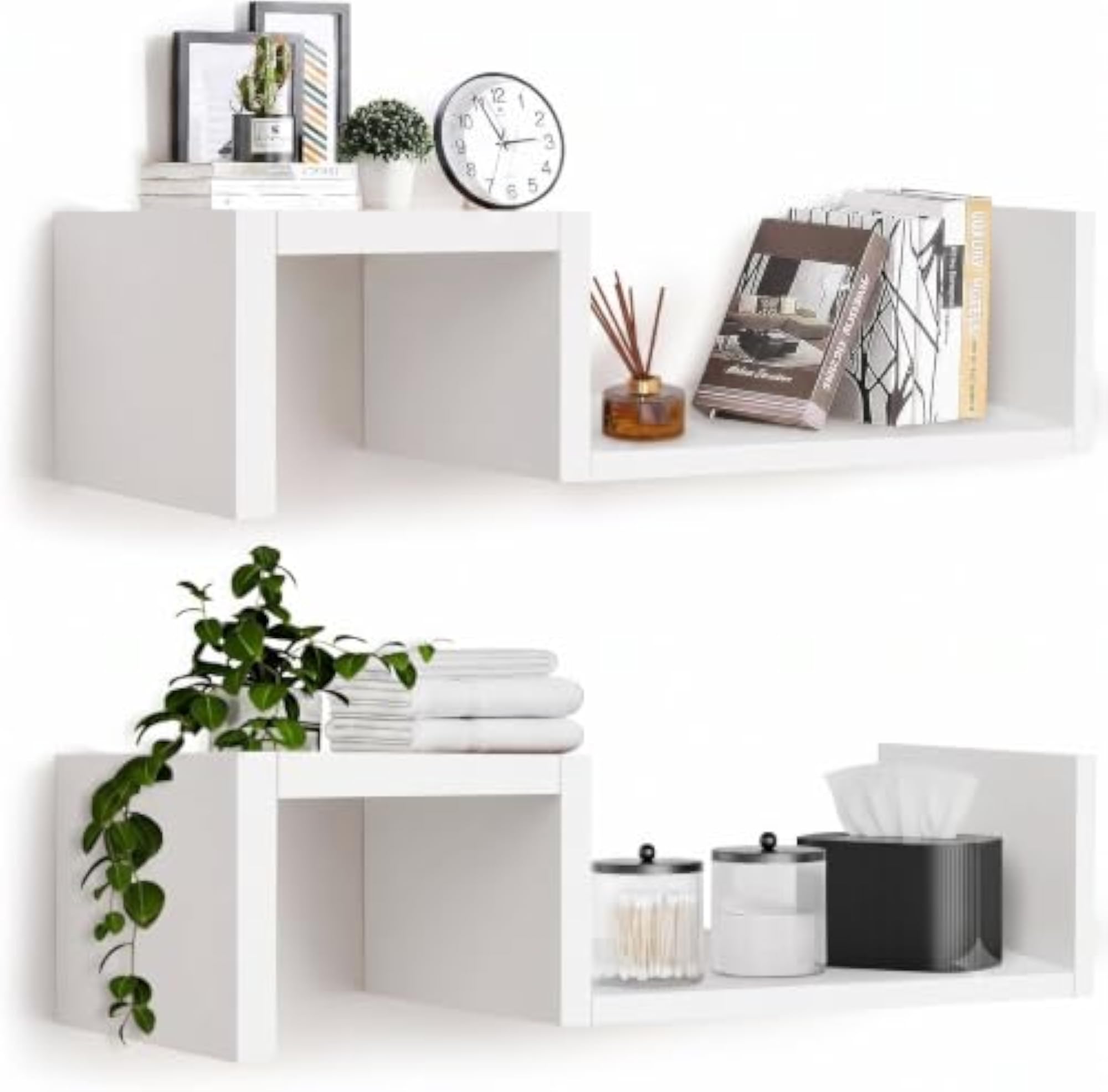 Space-Saving Home Decor Display for Living Room, Kitchen