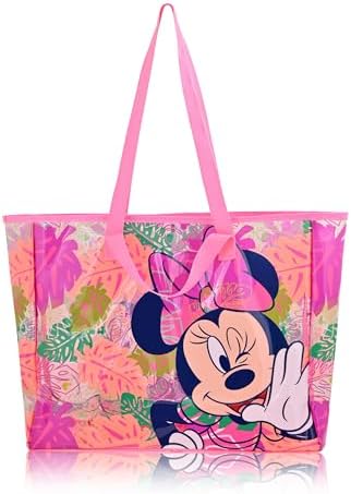 Fast Forward Disney Minnie Mouse Beach Bag Tote Bag For Women | M...