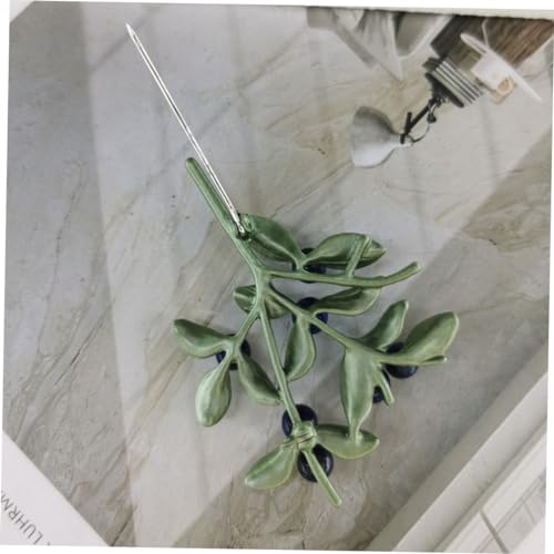 Broche créative blueberry branch verte, le cadeau rétro idéal pour elle - 6