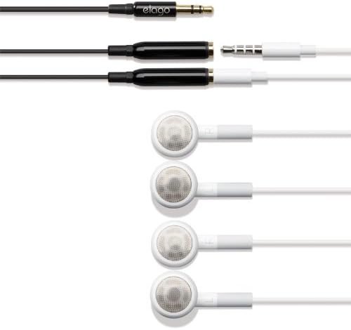 Elago Headphone Audio Splitter - Black