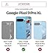 Dexnor for Google Pixel 9 Pro XL Case with Slide Camera Cover & Built-in Screen Protector & Heavy-Duty Kickstand, Full-Body Protective Cover Rugged Bumper Cases for Pixel 9 Pro XL,Navy Blue(2024)
