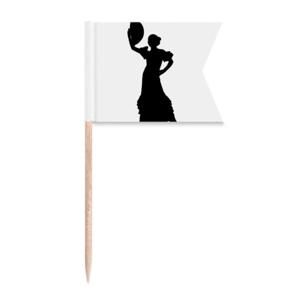 Étiquetage de drapeaux pour gâteau de fête et plateau à fromage de buffet